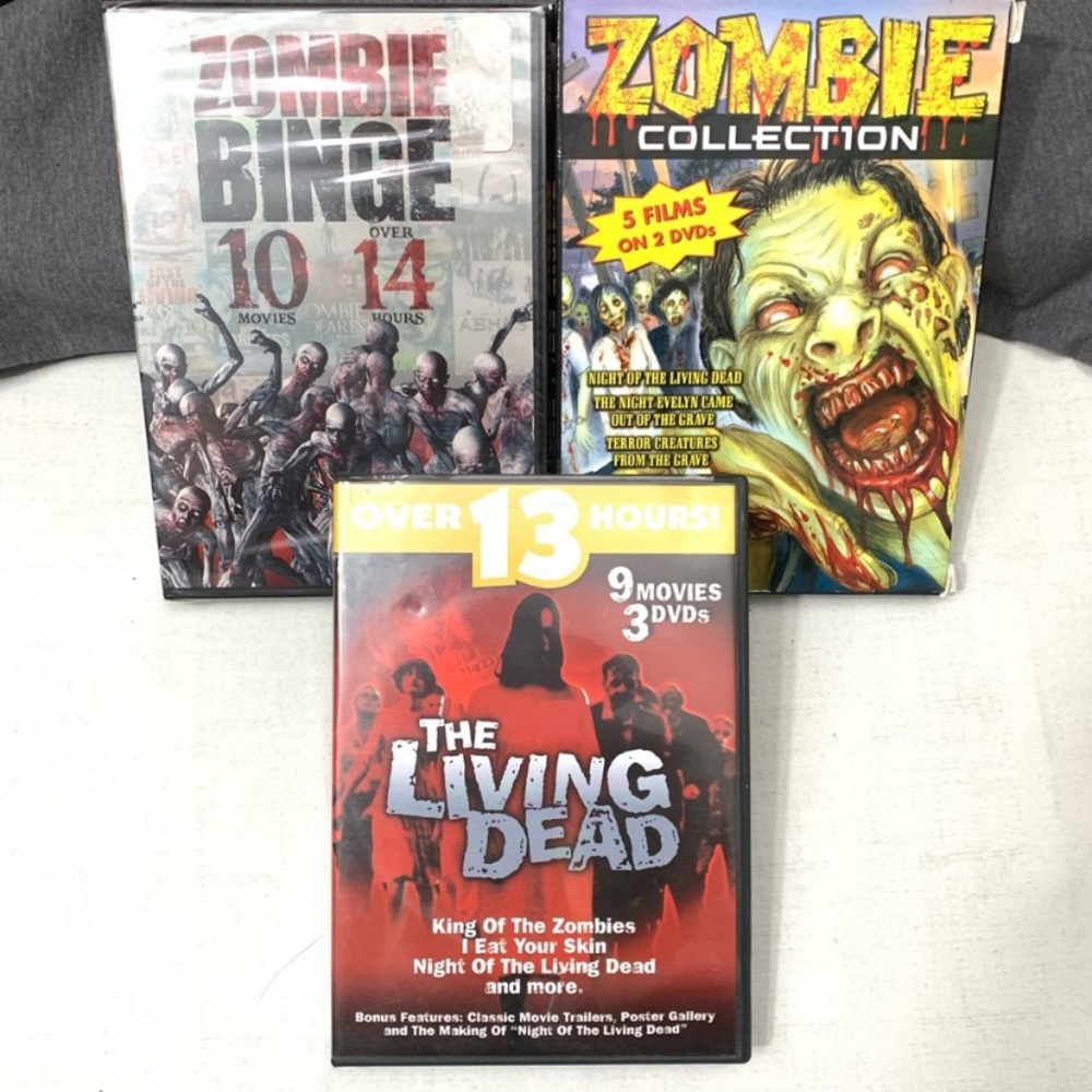3 "Zombie" collections / 24 movies